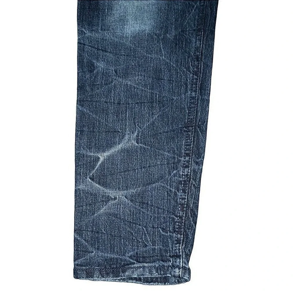Punk Rock Hang Ten Skinny Jeans Womens‎ Size 5 Blue Acid Wash Studded